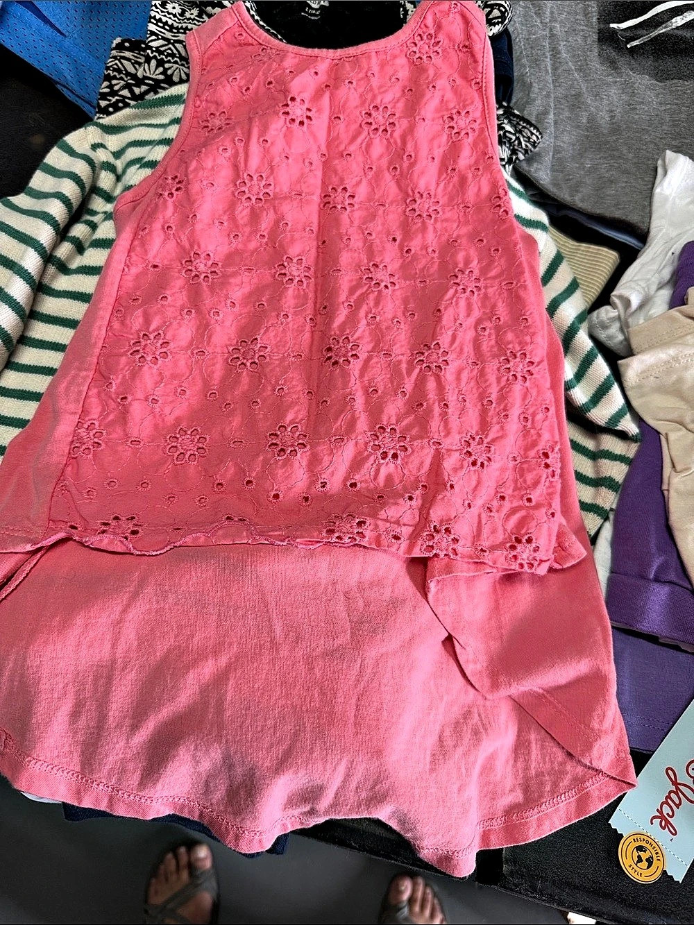 Copper Key Girls Pink Floral Dress Size 4T